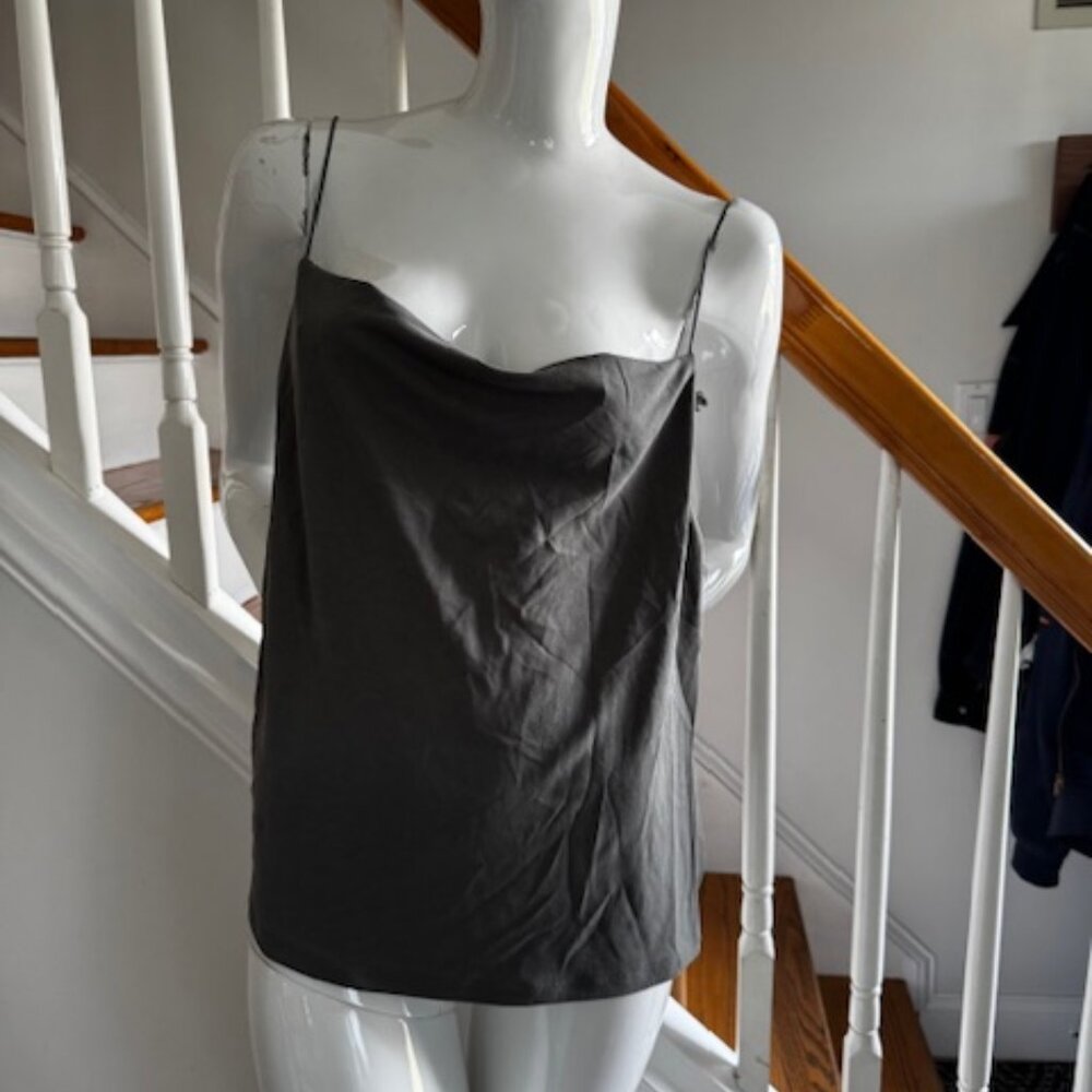 Gentle Fawn Nadine Gray Cami top with adjustable straps Size XL - NWT